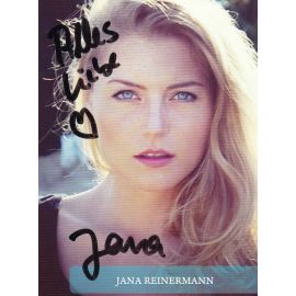 Autogramm Schauspieler | Jana REINERMANN | 2010er (Portrait Color)