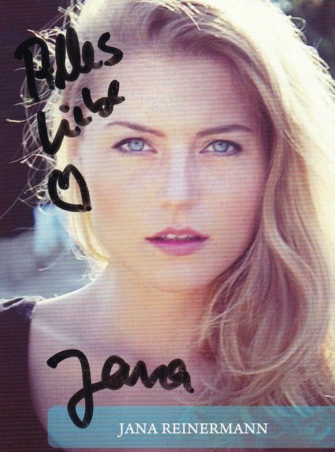 Autogramm Schauspieler | Jana REINERMANN | 2010er (Portrait Color)