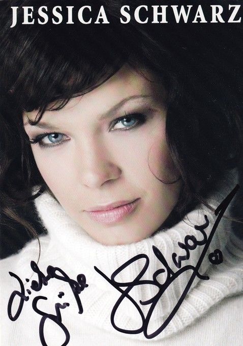 Autogramm Schauspieler | Jessica SCHWARZ | 2000er (Portrait Color)