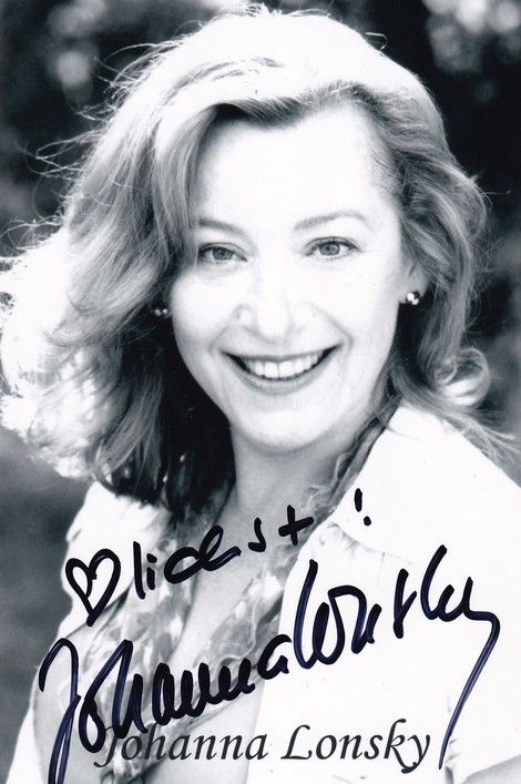 Autogramm Schauspieler | Johanna LONSKY | 2010er Foto (Portrait SW)