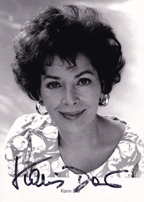Autogramm Schauspieler | Karin DOR | 1990er (Portrait SW)