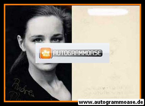 Autogramm Schauspieler | Andrea PLANY | 1990er Foto (Portrait SW)