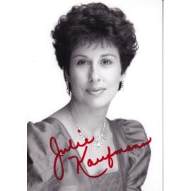 Autogramm Klassik (USA) | Julie KAUFMANN | 1990er Foto (Portrait SW)