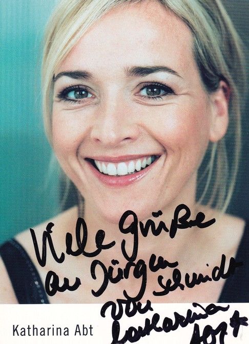 Autogramm Schauspieler | Katharina ABT | 2010er (Portrait Color)
