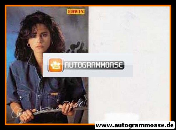 Autogramm Schauspieler | Christina PLATE | 1980er (Portrait Color Edwin)