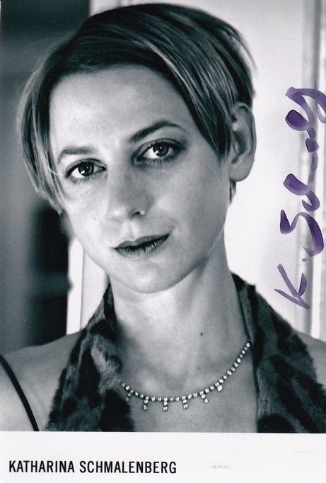 Autogramm Schauspieler | Katharina SCHMALENBERG | 2010er Foto (Portrait SW)