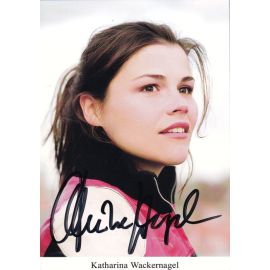 Autogramm Schauspieler | Katharina WACKERNAGEL | 2010er (Portrait Color) 2