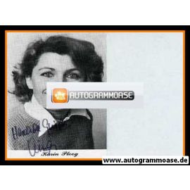 Autogramm Schauspieler | Karin PLOOG | 1990er (Portrait SW)