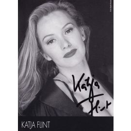 Autogramm Schauspieler | Katja FLINT | 2000er (Portrait SW) Rocholl