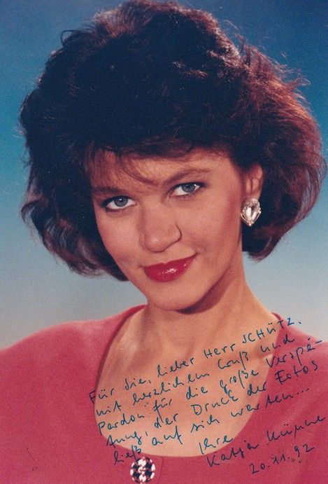 Autogramm Schauspieler | Katja KÜHNE | 1990er Foto (Portrait Color)