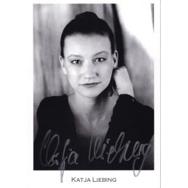 Autogramm Schauspieler | Katja LIEBING | 2010er (Portrait SW) 