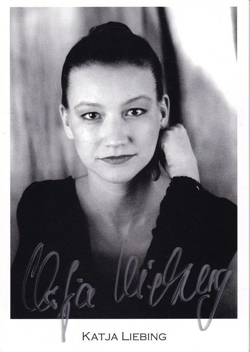 Autogramm Schauspieler | Katja LIEBING | 2010er (Portrait SW) 