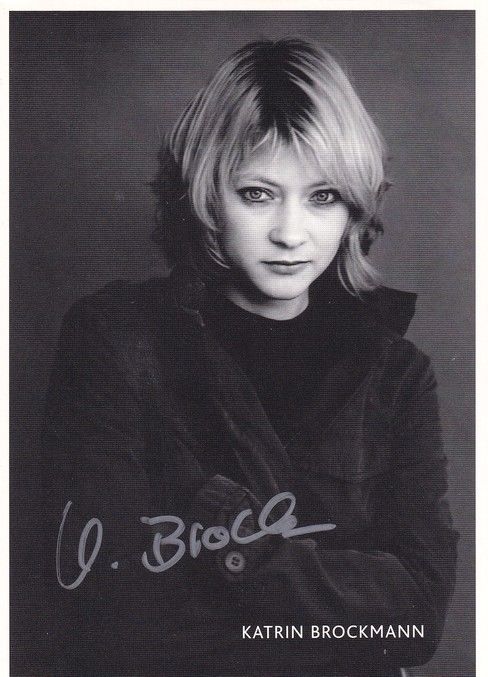 Autogramm Schauspieler | Katrin BROCKMANN | 2010er (Portrait SW)
