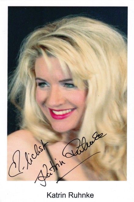 Autogramm Schauspieler | Katrin RUHNKE | 2000er (Portrait Color)