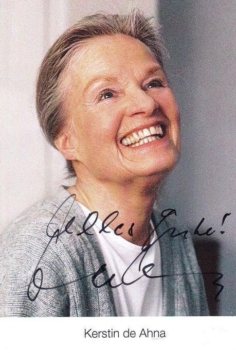 Autogramm Schauspieler | Kerstin DE AHNA | 2010er (Portrait Color)