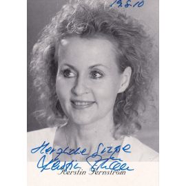 Autogramm Schauspieler | Kerstin FERNSTRÖM | 2000er (Portrait SW)