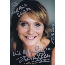 Autogramm Schauspieler | Kerstin GÄHTE | 2010er (Portrait Color) 