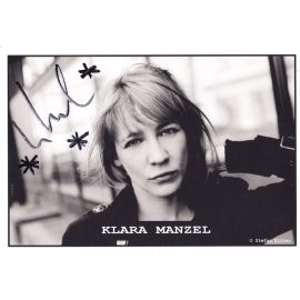 Autogramm Schauspieler | Klara MANZEL | 2010er (Portrait SW) Klüter