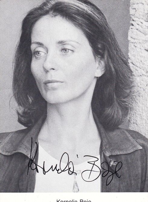 Autogramm Schauspieler | Kornelia BOJE | 1990er (Portrait SW)