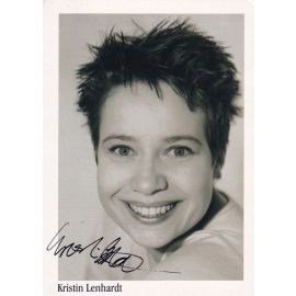 Autogramm Schauspieler | Kristin LENHARDT | 2000er (Portrait SW)