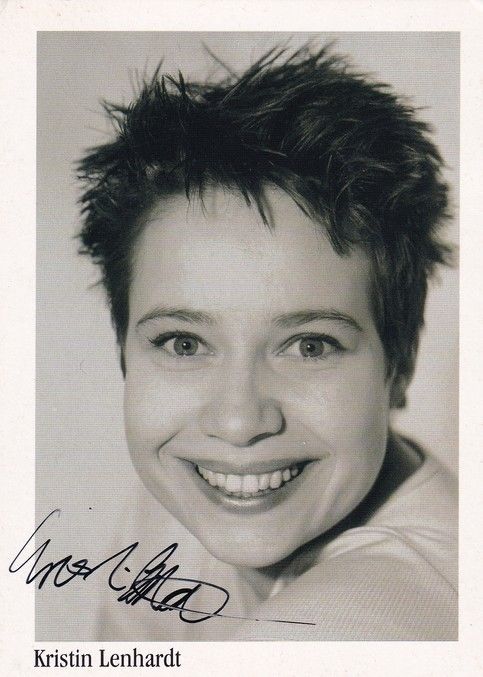 Autogramm Schauspieler | Kristin LENHARDT | 2000er (Portrait SW)