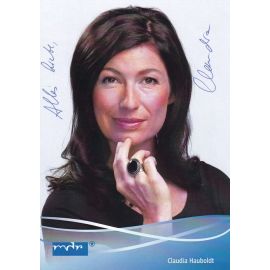 Autogramm TV | MDR | Claudia HAUBOLDT | 2012 "Thüringen Journal" (Prosch)