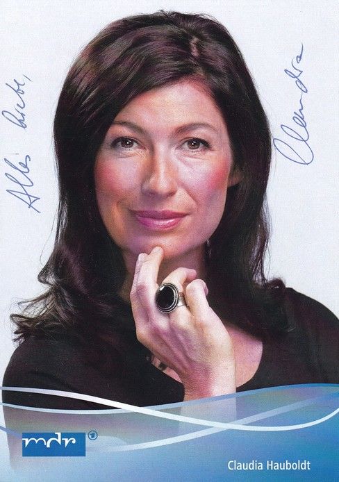 Autogramm TV | MDR | Claudia HAUBOLDT | 2012 "Thüringen Journal" (Prosch)