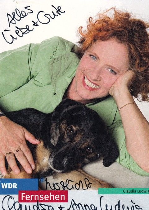 Autogramm TV | WDR | Claudia LUDWIG | 2000er "Tiere Suchen Ein Zuhause" (Kianmehr)