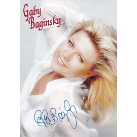 Autogramm Schlager | Gaby BAGINSKY | 1997 "Casanova" (Portrait Color DA)