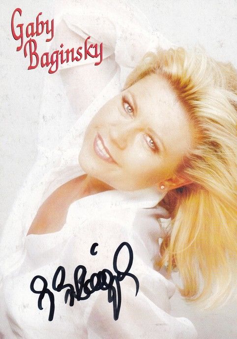 Autogramm Schlager | Gaby BAGINSKY | 1998 "Viel Gefühl" (DA Music) 2
