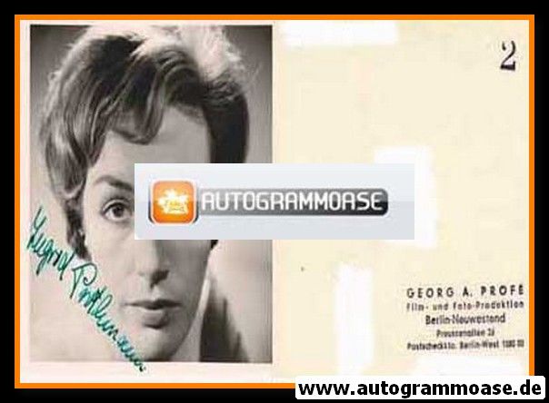 Autogramm Schauspieler | Ingrid PROTHMANN | 1960er (Portrait SW)
