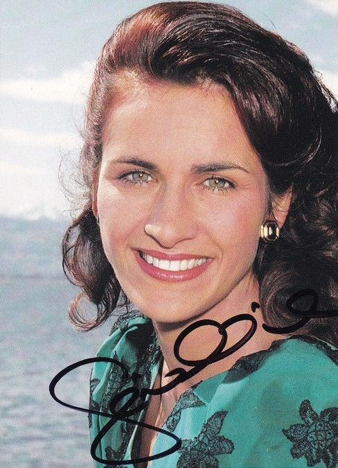 Autogramm Schlager | Geraldine OLIVIER | 1995 "Nimm Dir Wieder Einmal Zeit" (EastWest)