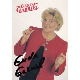 Autogramm Volksmusik | Gerda GABRIEL | 2000 "Wenn Du Für Mich Ein Herz Hast" (InterCity)