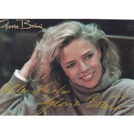 Autogramm Pop / Klassik | Gloria BRUNI | 1990 "Moments" (Portrait Color) Polydor