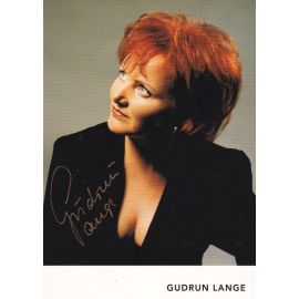 Autogramm Country | Gudrun LANGE | 2000er (Portrait Color)
