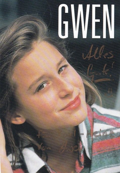 Autogramm Pop (USA) | GWEN Obertuck | 1994 "Wie Der Wind" (Polydor) Kinderstar
