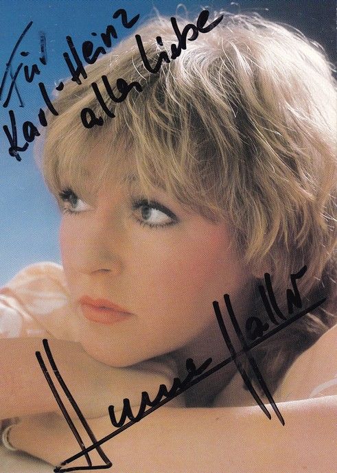 Autogramm Schlager | Hanne HALLER | 1989 "Mein Lieber Mann" (Metronome)