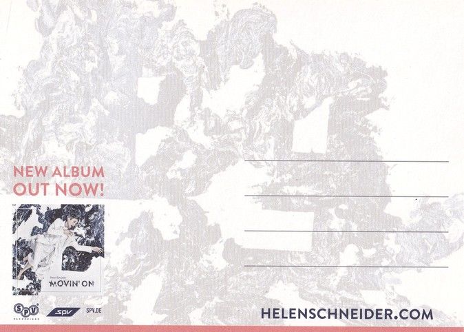 Autogramm Pop (USA) | Helen SCHNEIDER | 2017 "Movin On" (SPV)