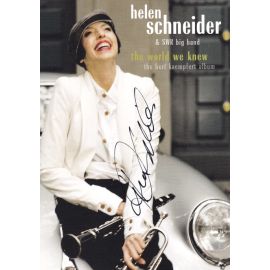 Autogramm Pop (USA) | Helen SCHNEIDER | 2010 "The World We Knew" (Edel)