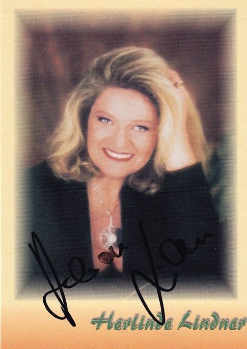 Autogramm Volksmusik | Herlinde LINDNER | 2000er (Portrait Color)