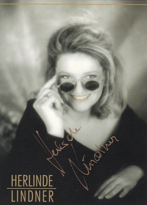 Autogramm Volksmusik | Herlinde LINDNER | 2000er (Portrait SW) Floyd