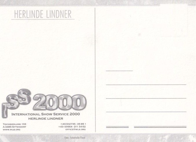 Autogramm Volksmusik | Herlinde LINDNER | 2000er (Portrait SW) Floyd