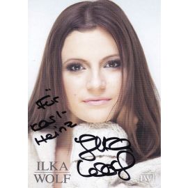 Autogramm Schlager | Ilka WOLF | 2016 "Kalt Warm Heiss"