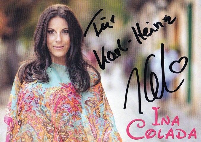 Autogramm Schlager | Ina COLADA | 2014 "Ola Ole" (Arimedia)