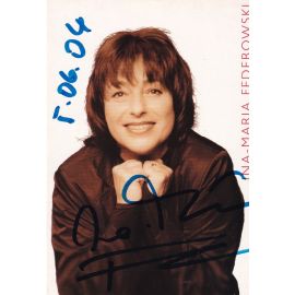 Autogramm Schlager | Ina-Maria FEDEROWSKI | 2000er (Portrait Color) 