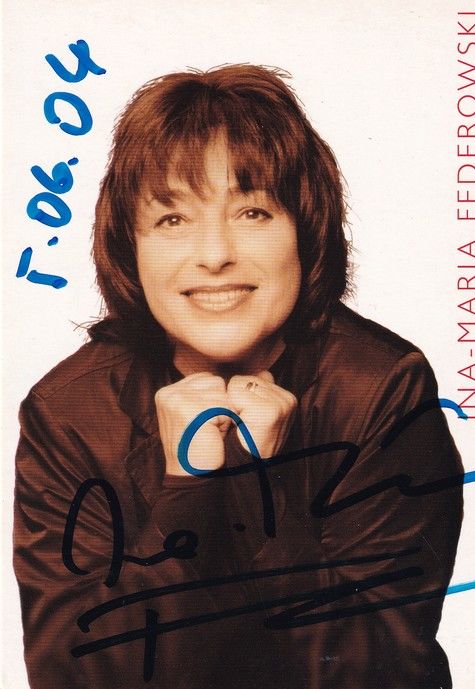 Autogramm Schlager | Ina-Maria FEDEROWSKI | 2000er (Portrait Color) 