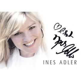 Autogramm Schlager | Ines ADLER | 2010er (Portrait Color) Daxhill 1