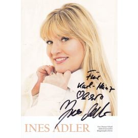 Autogramm Schlager | Ines ADLER | 2010er (Portrait Color) Daxhill 2