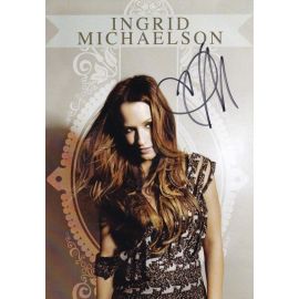Autogramm Pop (USA) | Ingrid MICHAELSON | 2010er (Portrait Color)