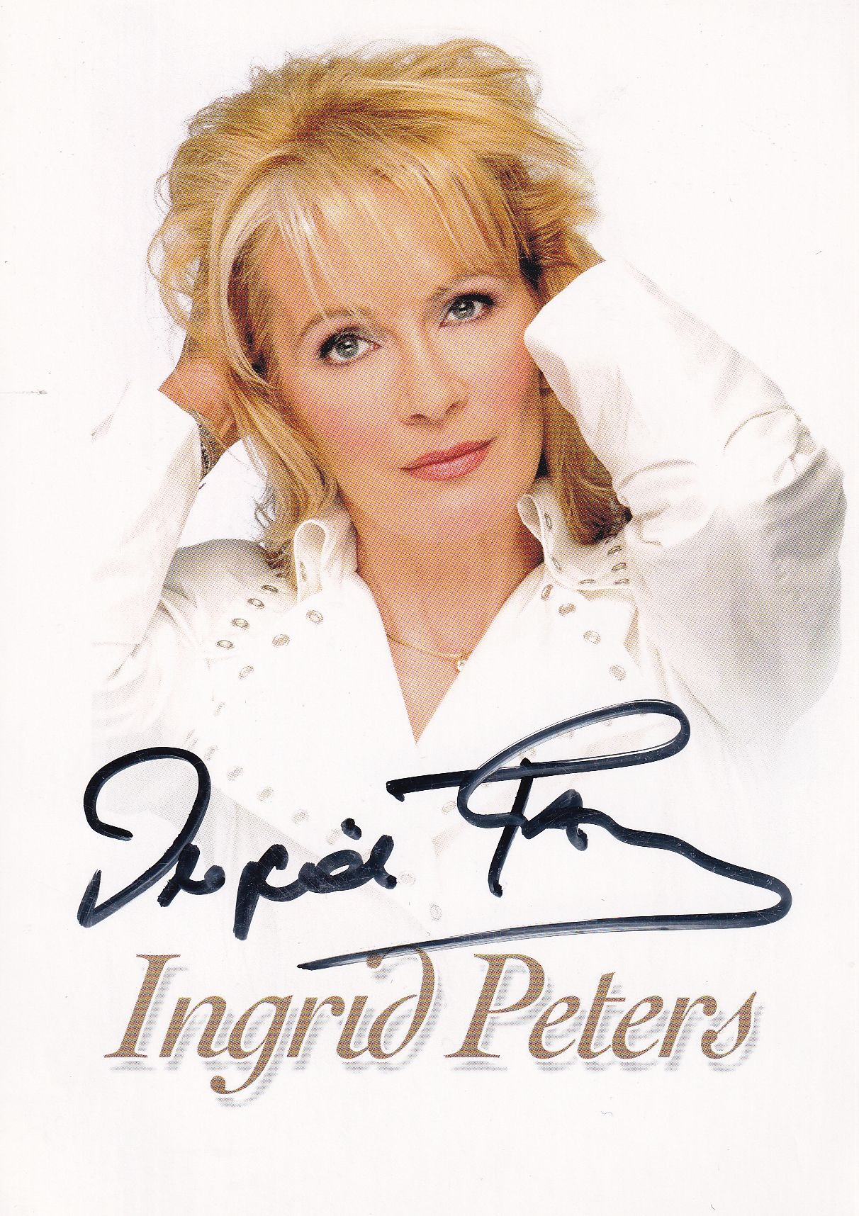 Autogramm Schlager | Ingrid PETERS | 2005 "Mit Meinen Augen" (DA Palm)
